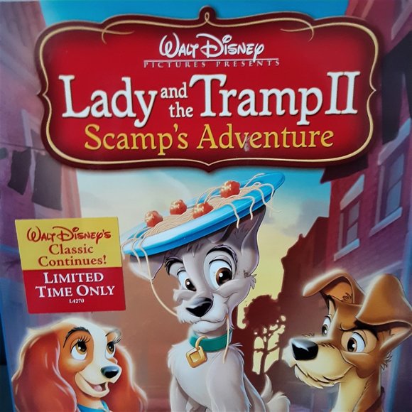 3 pc Lot of Walt Disney's Lady and the Tramp II New Sealed DVD,  + Book & Toy - Picture 4 of 12